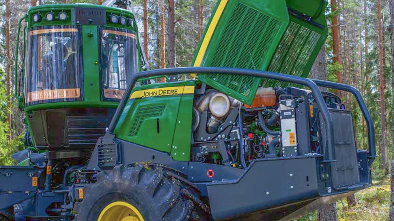 Обслужване на машини за горското стопанство