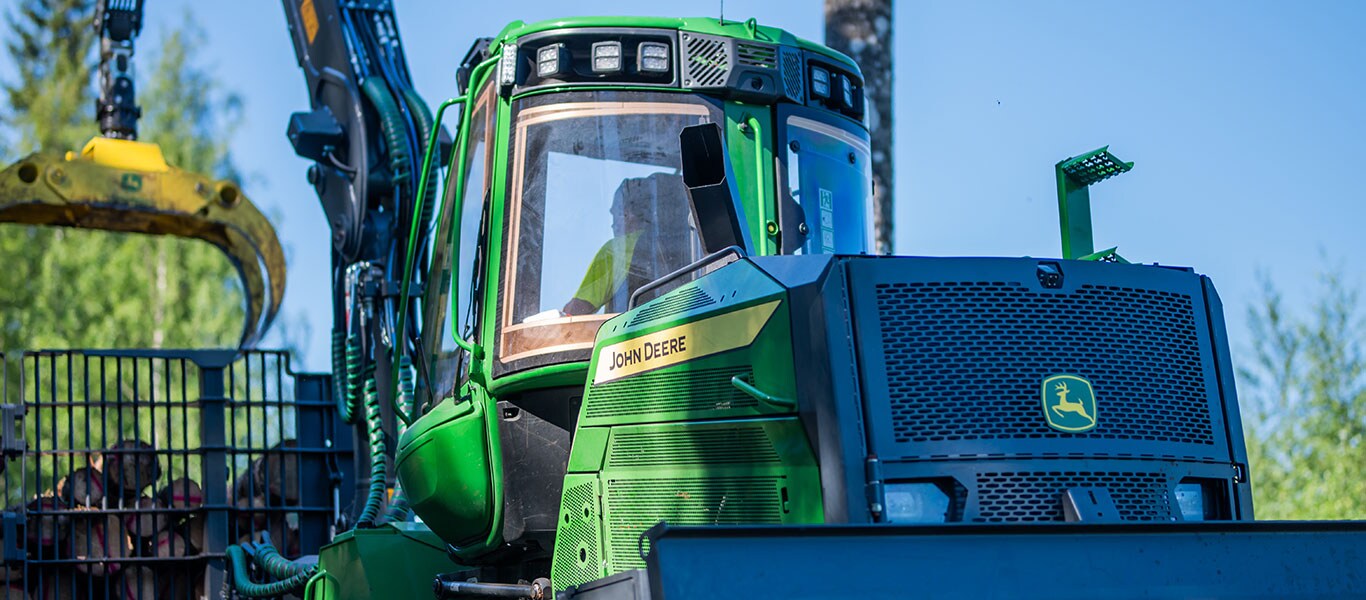Forest Machine in the forest