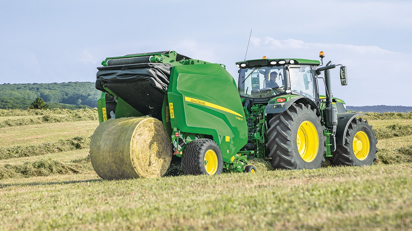 Балопреса с променлива камера V461R John Deere с трактор 6R